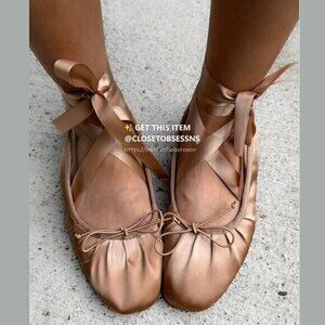 ZARA Slingback Ballet Flats